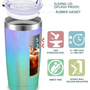 Best Aunt Ever-Stainless Steel Insulated Aunt Tumbler Cup Birthday Christmas Gifts for Aunt from Niece Nephew Gifts for Auntie,Aunt to be,New Aunt,Aunt Pregnancy Announcement 20 Ounce Multicolor