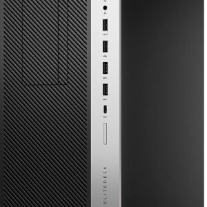 HP 800G3 Desktop Tower Computer, Intel Core i5 Quad Core, 16GB RAM, 500GB Solid State Drive, DVD, Wi-Fi, Windows 10 Pro, Wireless Keyboard, 1080p Webcam, New 23.6 Monitor (Renewed)