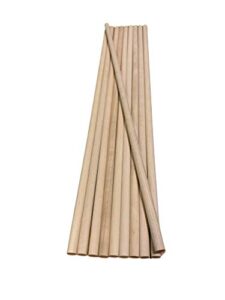 1/4 x 12 inch wooden dowel rods wood sticks unfinished hardwood sticks 10 pieces