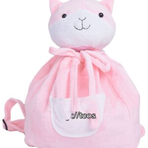 Tonainy Anime Cosplay Pink Bag Nanami ChiaKi Cat Plush Backpack 40 CM