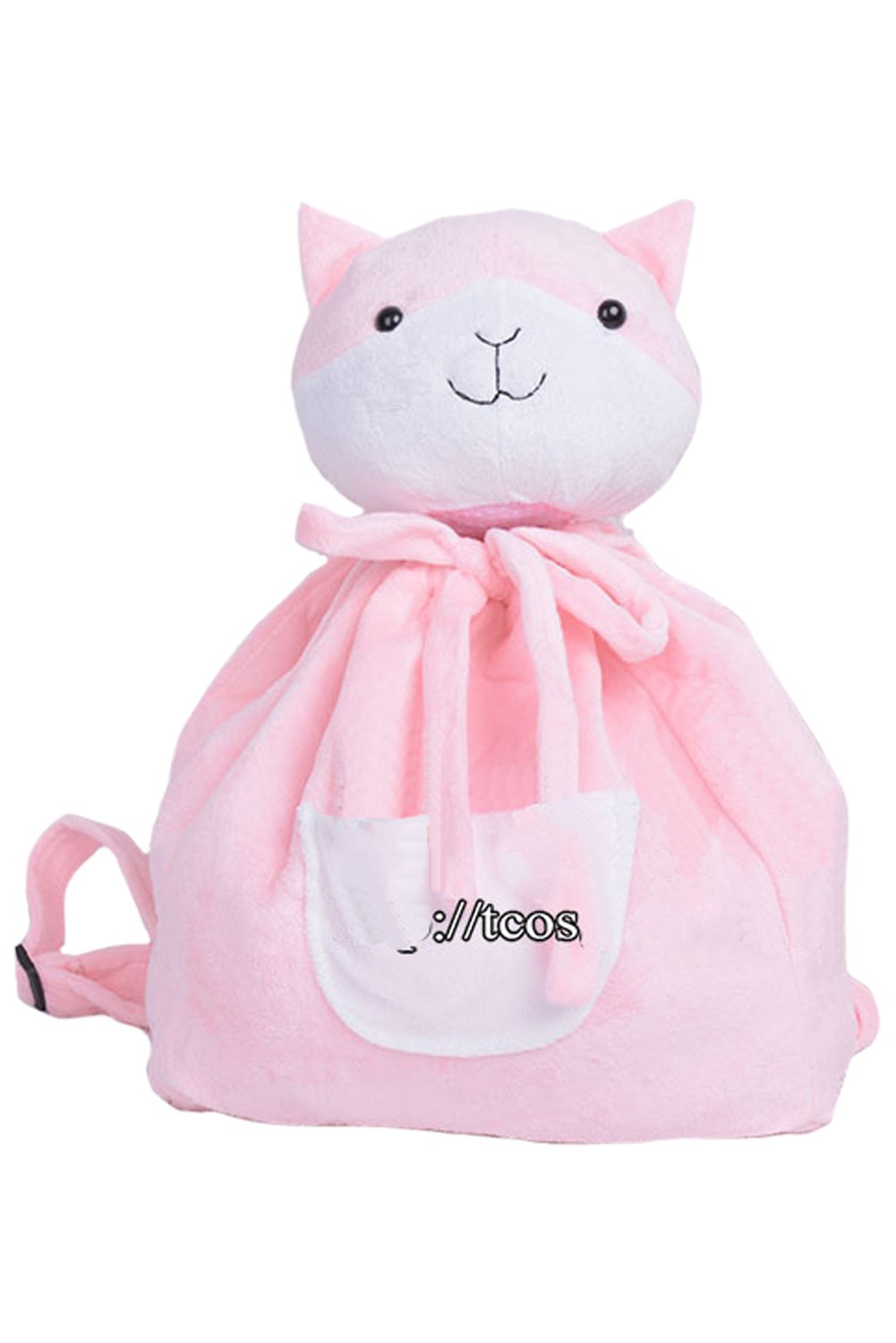 Tonainy Anime Cosplay Pink Bag Nanami ChiaKi Cat Plush Backpack 40 CM