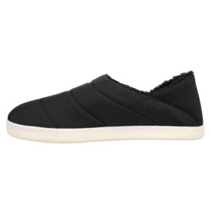 TOMS mens Ezra Slipper, Black Matte Ripstop, 10.5 US