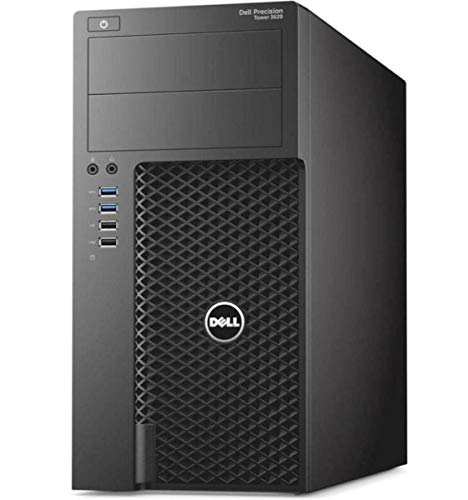 Dell Precision 3620 / T3620 Tower - Intel Xeon E3-1275 V6 4-CORE 3.8Ghz - 48GB DDR4 Memory - H310 6GB SAS SATA Raid Controller - 240GB m.2 SSD | 2TB (2X 1Tb SAS 7.2K New) - Windows 10 PRO (RENEWED)