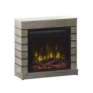 twin star home wall mantel electric fireplace, valley pine
