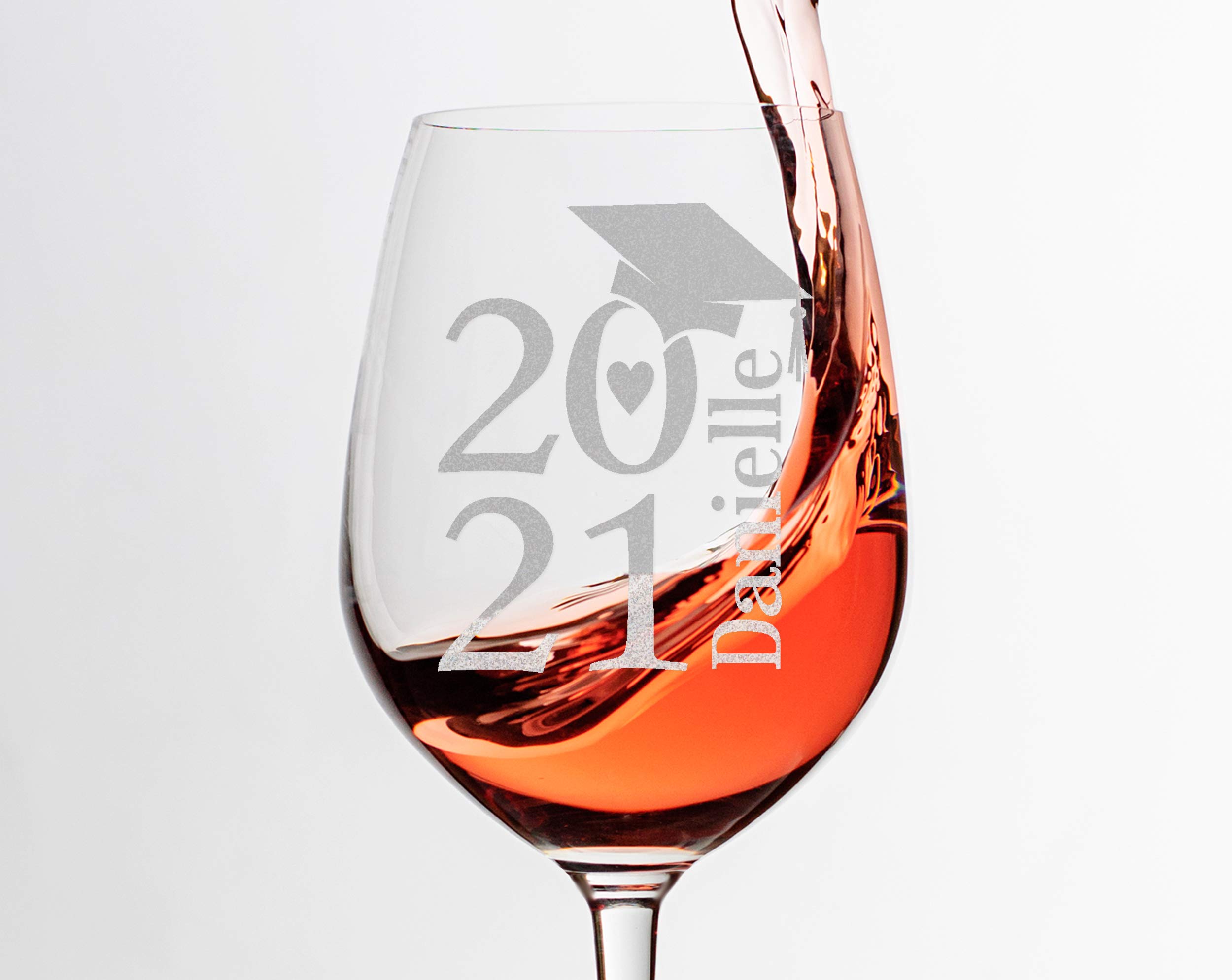 Graduation Stem ONE Wine Glass 2021 Mastered It College High School Grad Student Custom Gift Him Her Keepsake Party Favors Graduates Best Friend