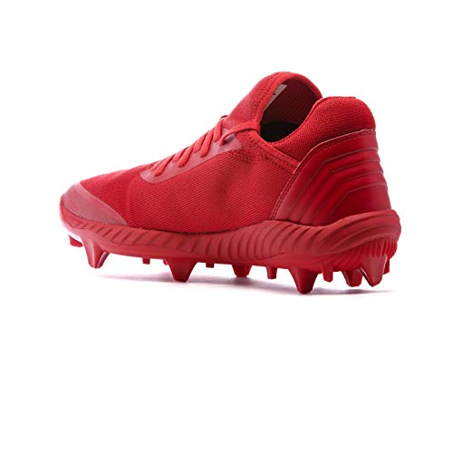 Boombah Women's Raptor Low Molded Cleats Red/Red - Size 8.5