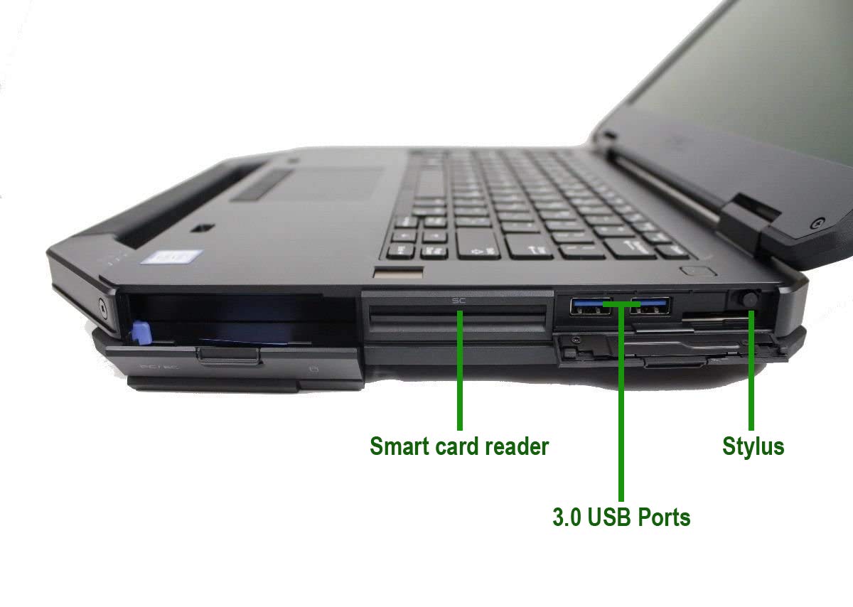 Dell Latitude 5414 Rugged FHD Laptop PC, Intel Core i7 2.6GHz Processor, 16 GB DDR4 Ram, 256GB M.2 SSD, Wi-Fi | Bluetooth, Webcam, HDMI, VGA Connector, USB 3.0, Windows 10 Pro (Renewed)