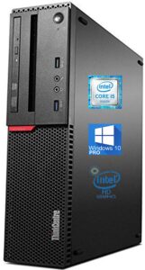 lenovo thinkcentre m900 sff desktop computer, intel core i5-6500 upto 3.6ghz, 16gb ram, 1tb ssd, 4k 2-monitor support displayport, hdmi, ac wi-fi, bluetooth - windows 10 pro (renewed)