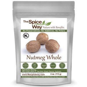 The Spice Way Nutmeg Whole - (4 oz)