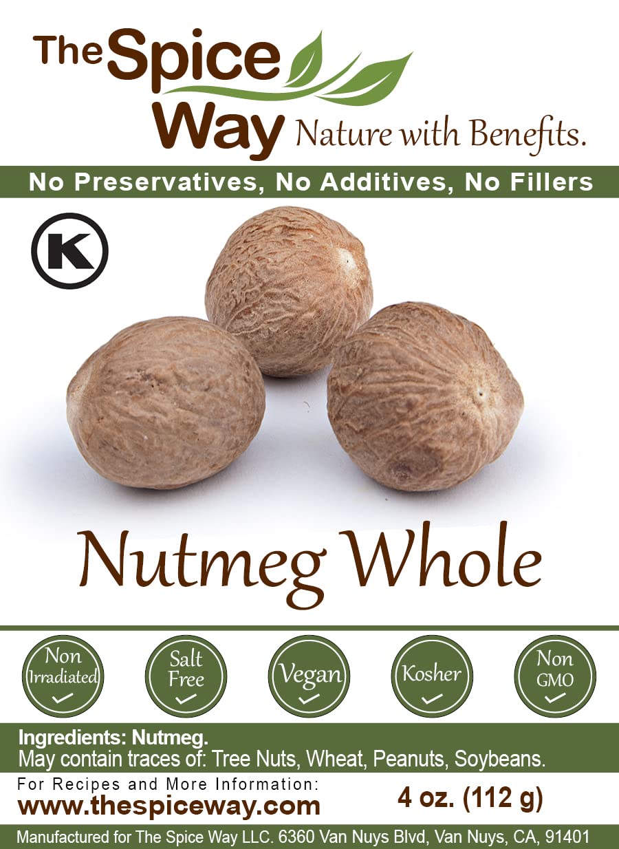 The Spice Way Nutmeg Whole - (4 oz)