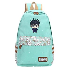 go2cosy anime yuji itadori backpack daypack student bag school bag laptop bag bookbag shoulder bag 98