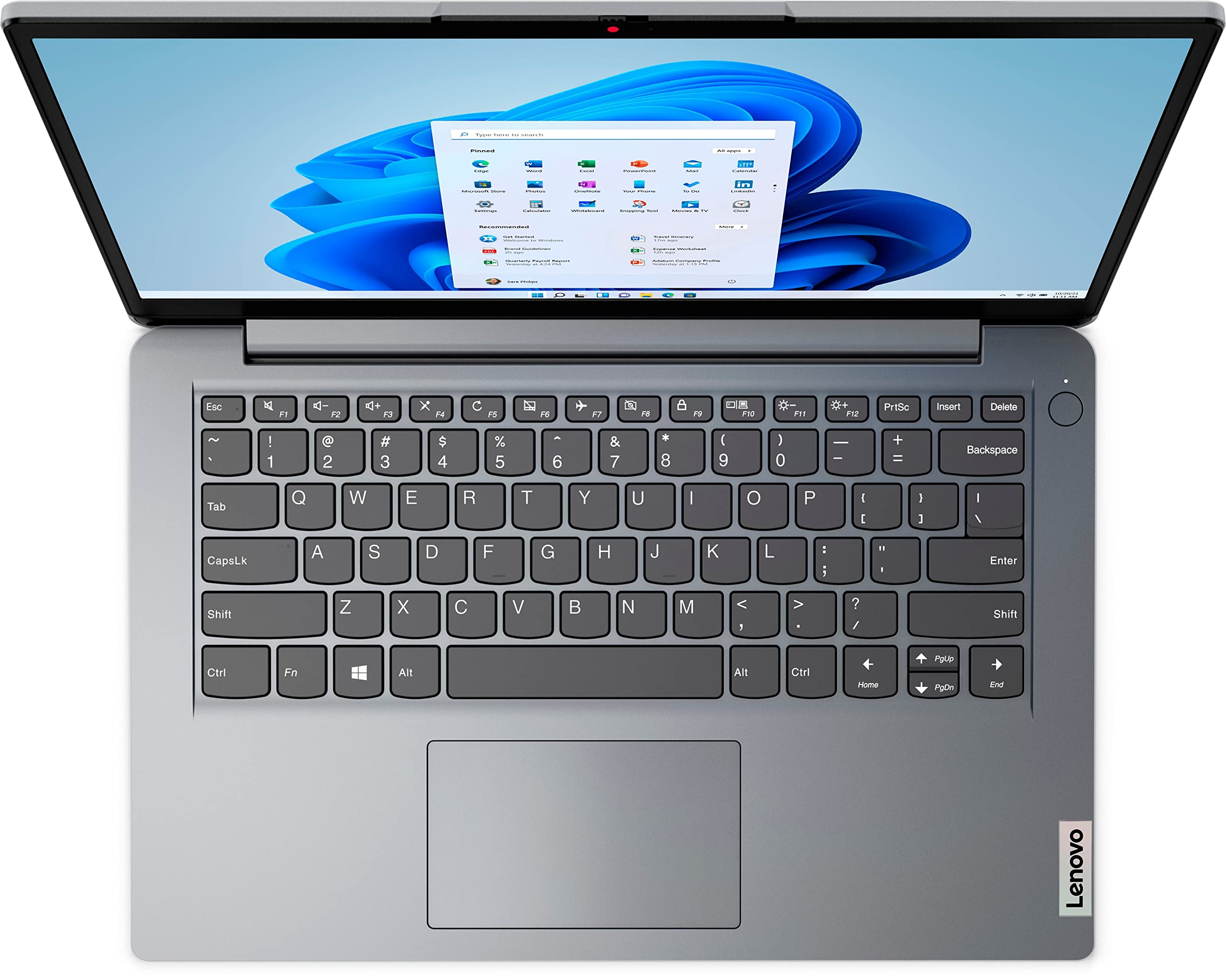 Lenovo 14” Laptop, Intel Quad Core Pentium N5030, 256GB NVME SSD, 128GB eMMC, 4GB RAM, Webcam, HDMI w/GaPi Mousepad