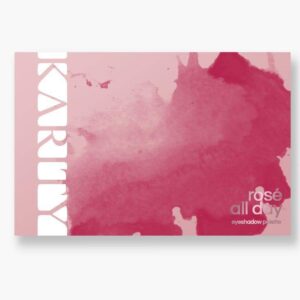 Karity 15 Rosé All Day Highly Pigmented Professional Bubbly Eyeshadow Palette - Everyday Makeup Shadow Palette with Intense Pigment