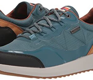 Cobb Hill Women's Skylar Mesh Lace Walking Shoe, Teal Waterproof, 7