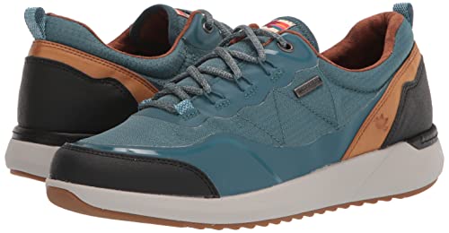 Cobb Hill Women's Skylar Mesh Lace Walking Shoe, Teal Waterproof, 7