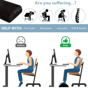 QUTOOL Lumbar Support Pillow & Foot Rest