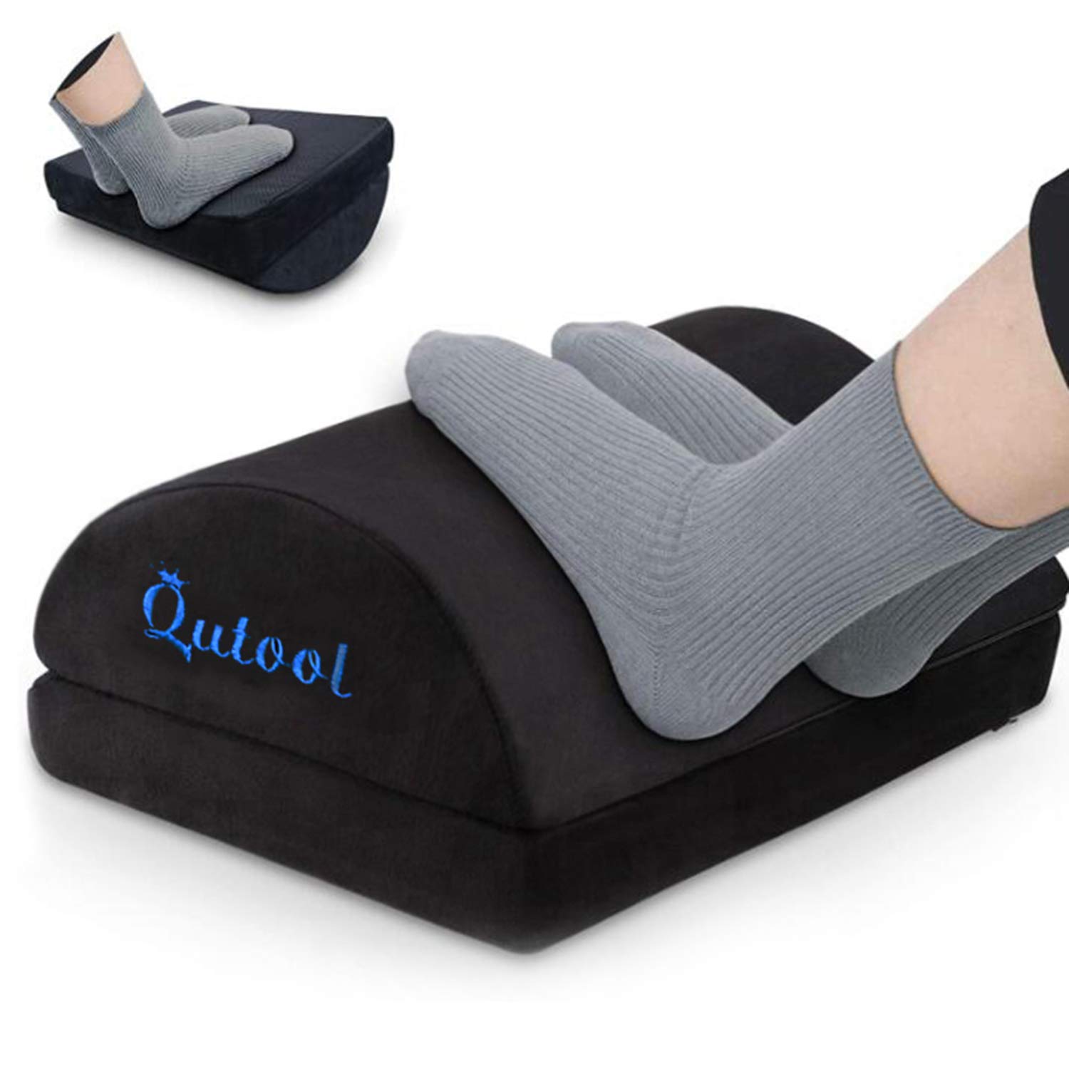 QUTOOL Lumbar Support Pillow & Foot Rest