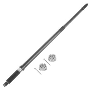 caltric rear axle shaft with nuts compatible with honda trx420fm1 trx420fm2 rancher 420 4x4 2014 2015 2016-2021