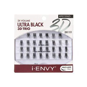 i-ENVY 3D Trio Ultra Black Long Lashes (3 PACK)