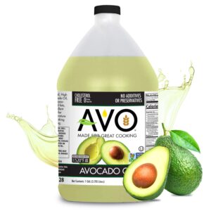 avo non gmo 100% avocado oil, 1 gallon 128 fl-oz, no preservatives added
