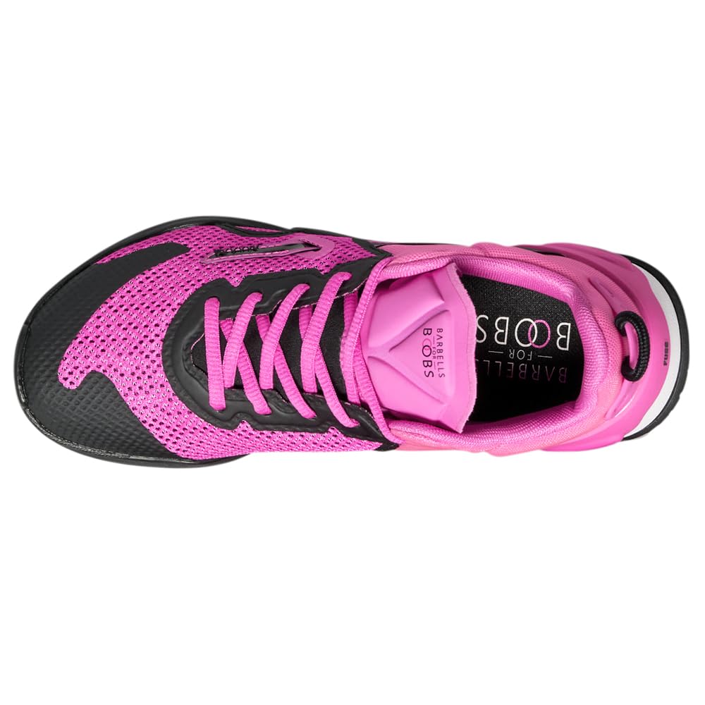 PUMA Women's Fuse X Barbells for Boobs WN's Cross Trainer, Luminous Pink Black, 7