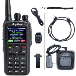 anytone at-d878uvii plus – dual band dmr/analog 7w vhf, 6w uhf – w/free $97 training course – bluetooth ptt - digital/analog aprs rx & tx - 500k contacts plus great support from bridgecom!