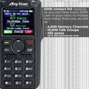 AnyTone AT-D878UVII Plus – Dual Band DMR/Analog 7W VHF, 6W UHF – w/Free $97 Training Course – Bluetooth PTT - Digital/Analog APRS RX & TX - 500K Contacts Plus Great Support from BridgeCom!