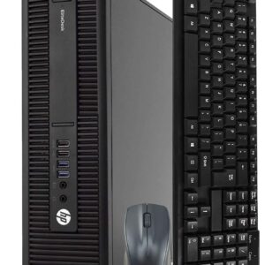 HP 800 G2 SFF Computer Desktop PC, Intel Core i5-6500 3.2GHz Processor, 32GB Ram, 1TB SSD, Wireless Keyboard & Mouse, WiFi | Bluetooth, New HP 23.8 LCD Monitor, Windows 10 Pro (Renewed)