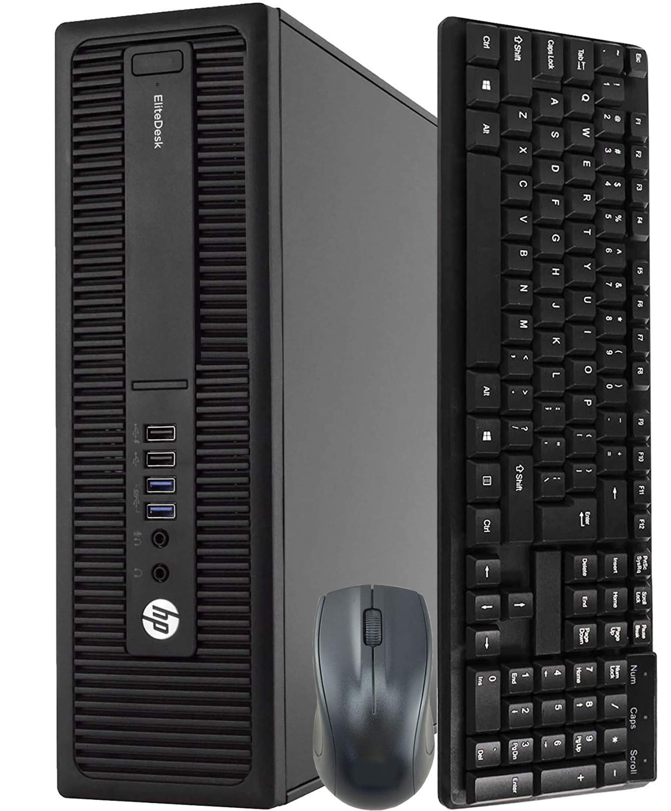 HP 800 G2 SFF Computer Desktop PC, Intel Core i5-6500 3.2GHz Processor, 32GB Ram, 1TB SSD, Wireless Keyboard & Mouse, WiFi | Bluetooth, New HP 23.8 LCD Monitor, Windows 10 Pro (Renewed)