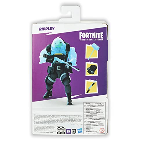 FORTNITE Hasbro Victory Royale Series Rippley Collectible Action Figure with Accessories - Ages 8 and Up, 6-inch