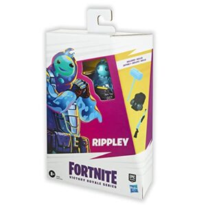 FORTNITE Hasbro Victory Royale Series Rippley Collectible Action Figure with Accessories - Ages 8 and Up, 6-inch