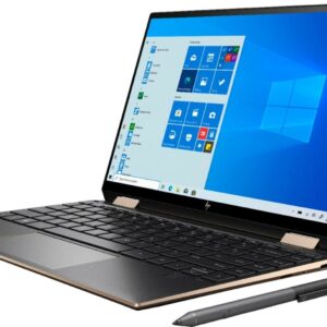 HP Spectre x360 Convertible Laptop - 13t-aw200 Intel Core i7-1165G7 4.7 GHz, Intel Iris Xe Graphics 16 GB 512 GB PCIe NVMe 13.3-FHD Touch W10H Nightfall Black