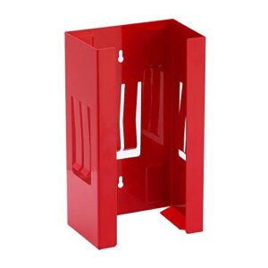 mayouko magnetic glove dispenser holder, red glove box holder wall mount for tissues, disposal gloves, wipes, tool cart accessory, 8lbs