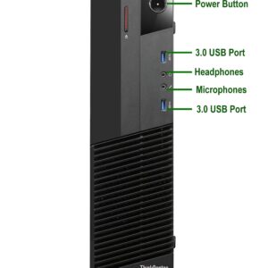 Lenovo M93P SFF Computer Desktop PC, Intel Core i7 3.4GHz, 16GB Ram, 128GB M.2 SSD, 1TB HDD, Wireless Keyboard & Mouse, WiFi | Bluetooth, New 1080p Webcam, 22" FHD LED Monitor, Win 10 Pro (Renewed)