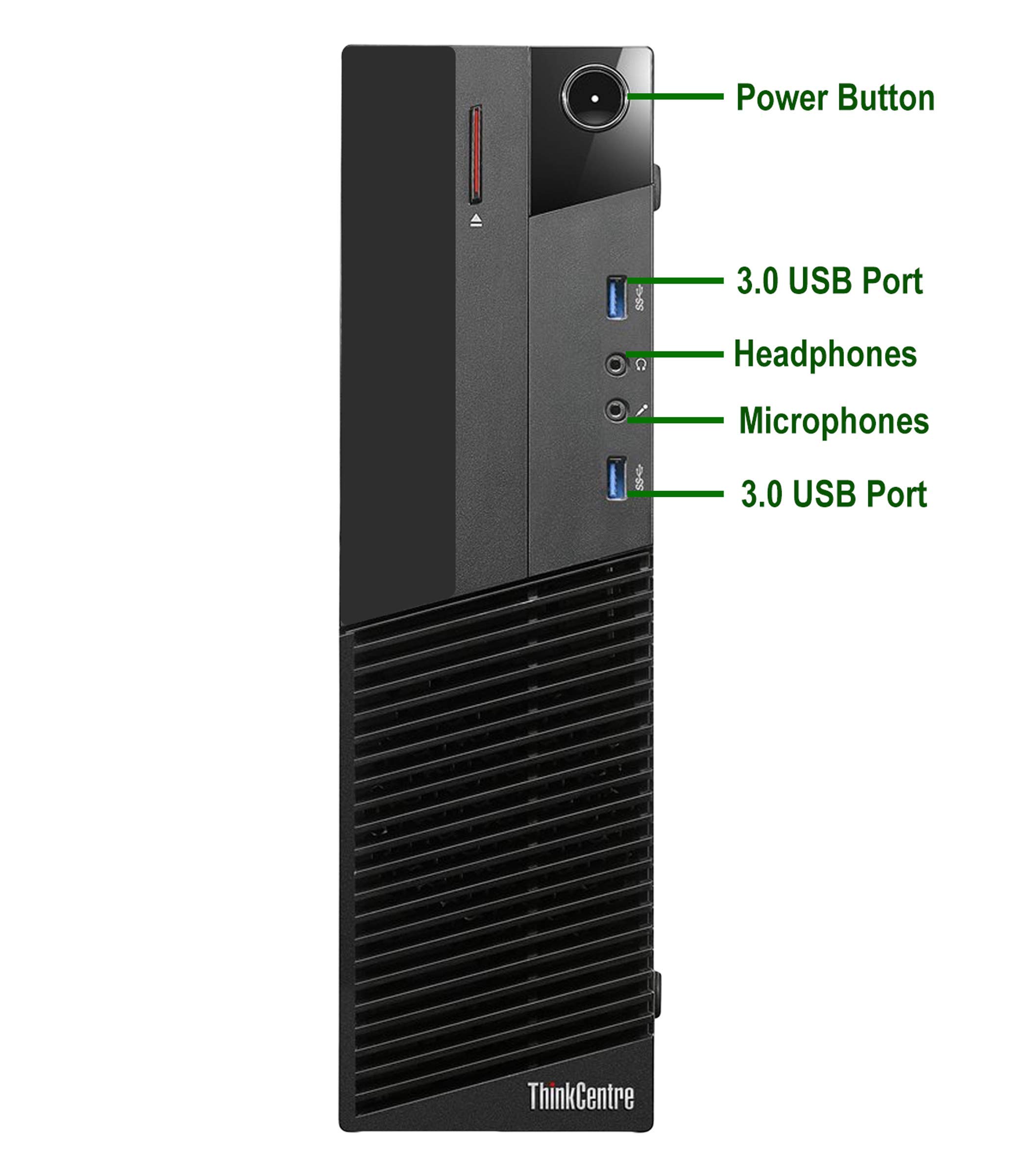 Lenovo M93P SFF Computer Desktop PC, Intel Core i7 3.4GHz, 16GB Ram, 128GB M.2 SSD, 1TB HDD, Wireless Keyboard & Mouse, WiFi | Bluetooth, New 1080p Webcam, 22" FHD LED Monitor, Win 10 Pro (Renewed)