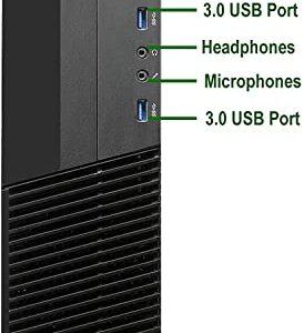 LENOVO SFF Computer Desktop PC, Intel Core i7 3.4GHz Processor, 16GB Ram, 128GB SSD, 2TB HDD, Wireless Keyboard & Mouse, WiFi | Bluetooth, New 24" FHD LED Monitor, Win 10 Pro (Renewed)