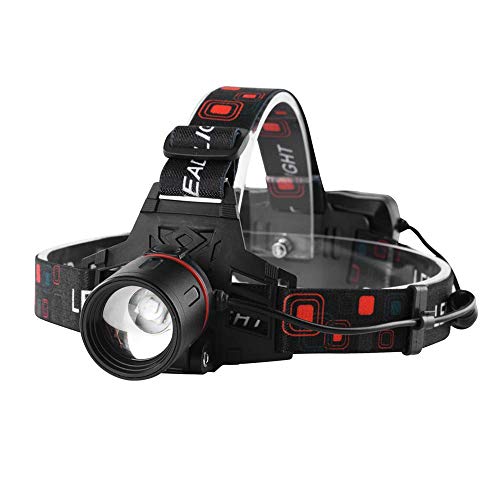 PROFORUS Hunting Headlamp Red Light Rechargeable, 1000 Lumens Red LED Head Light Zoomable Red Light Headlamp Waterproof 3 Modes for Coon Hog Coyote Varmint Hunting, Astronomy, Stargazing