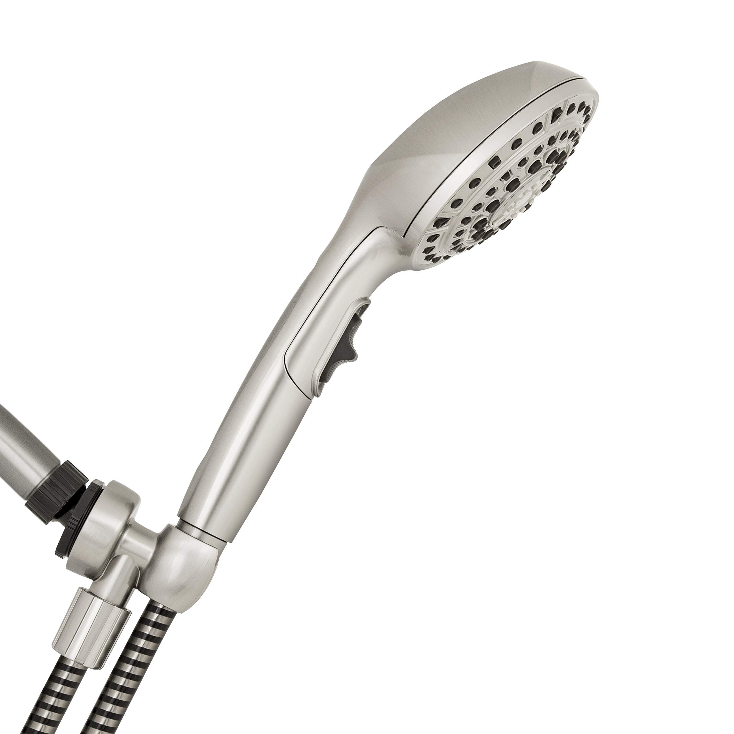 Waterpik 7-Mode PowerPulse Massage Hand Held Brushed Nickel Shower Head with EasySelect. VOT-669E?