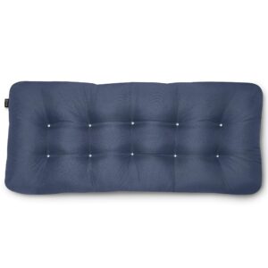 classic accessories water-resistant indoor/outdoor bench cushion, 54 x 18 x 5 inch, navy, outdoor bench, bench cushions, outdoor cushions