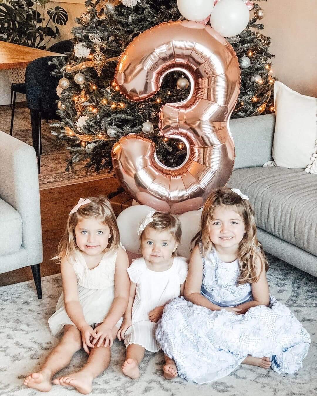 40 Inch Large Rose Gold Number 7 Balloon Extra Big Size Jumbo Mylar Foil Helium Balloons for Birthday Party Celebration Decorations Graduations Wedding Anniversary Baby Shower Supplies Engagement