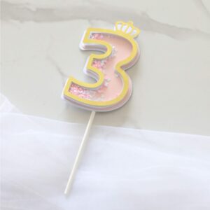 3rd cake topper kids birthday party3rd wedding anniversary cake topper party supplies (pink 3) 3rd cake topper kids birthday party 3rd wedding anniversary cake topper party supplies (pink 3)