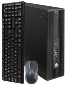 hp z240 small form computer desktop pc, intel core i5 6500 3.2ghz processor, 16gb ddr4 ram, 256gb nvme ssd, wifi | bluetooth, wireless keyboard & mouse, win 10 pro (renewed)