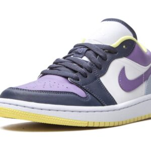 Jordan Womens WMNS Air Jordan 1 Low SE DJ4342 400 Mismatched Purple/Magenta - Size 6W