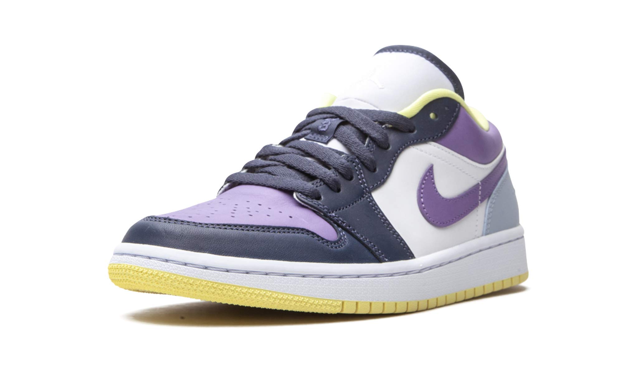 Jordan Womens WMNS Air Jordan 1 Low SE DJ4342 400 Mismatched Purple/Magenta - Size 6W