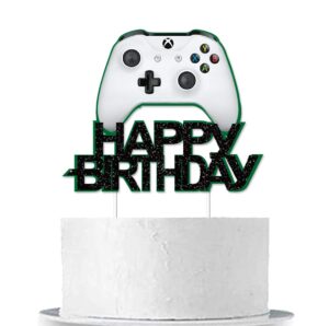 watercolor video game cake topper for birthday