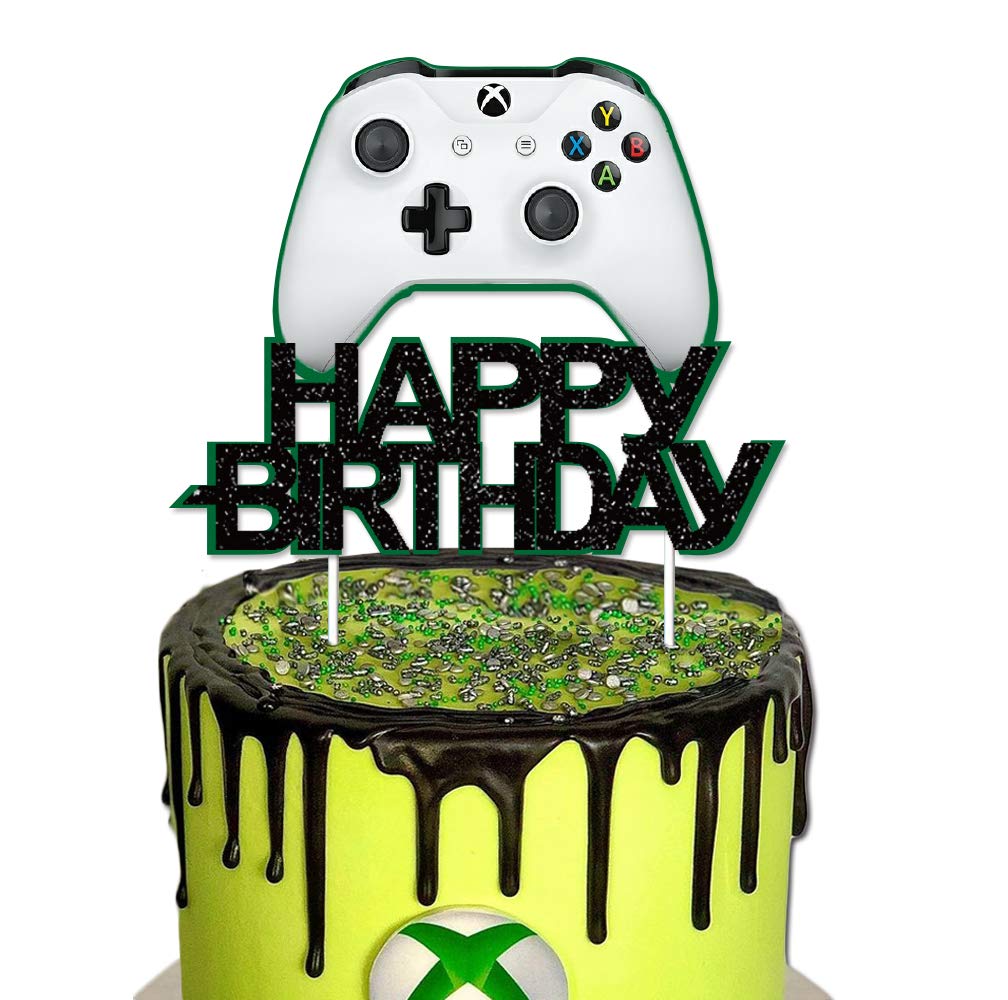 Watercolor Video Game Cake Topper for Birthday