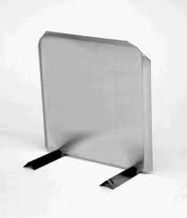 27 x 27 radiant fireback heat shield 14 gauge stainless steel made in the usa