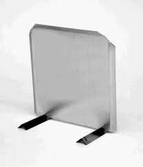 27 x 27 Radiant Fireback Heat Shield 14 Gauge Stainless Steel Made in The USA