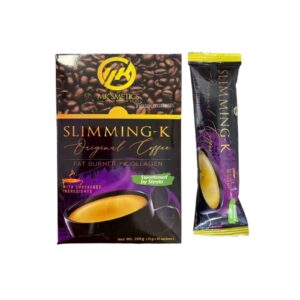 slimming-k coffee by madam kilay, fat burner + collagen (21g), 10 count (pack of 1)