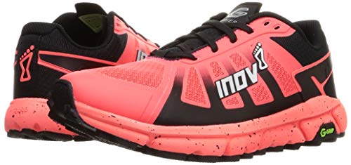 inov-8 Women's Terraultra G 270 Trail Running Shoes - Zero Drop for Long Distance Ultra Marathon Running - Coral/Black - 10.5